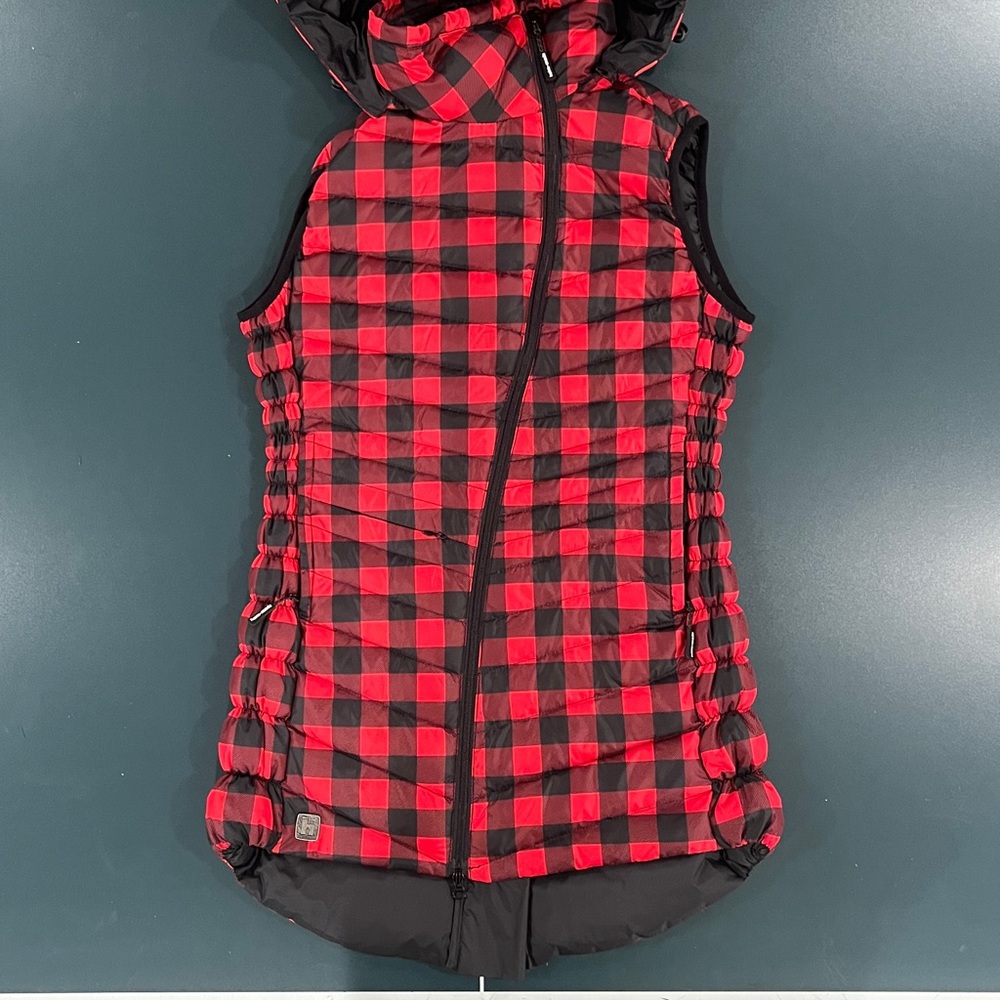 Heim-Made Lumber Puffer Vest Women’s M 800 Fill Down Hooded
